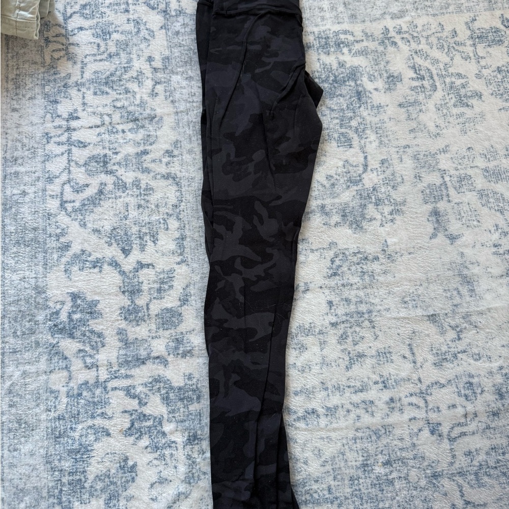 Lululemon Black Camouflage Joggers